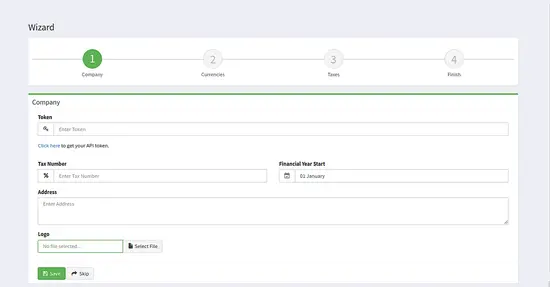 Assistant de configuration - Premiers pas