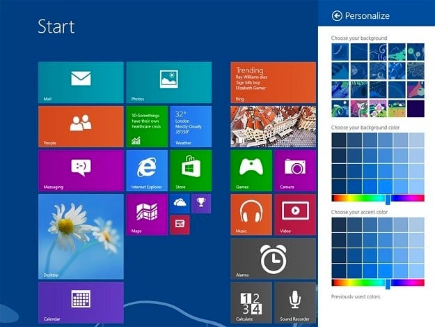 blue screenshot