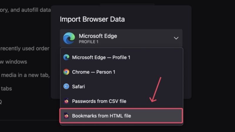 importar marcadores a firefox