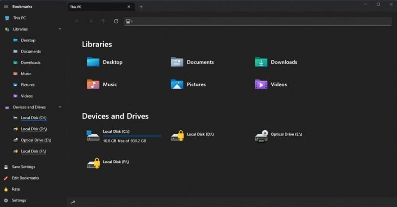 Windows-Dateimanager - Shrestha Files Pro X