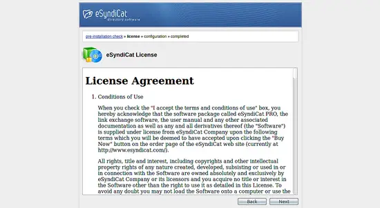 Accepter l'accord de licence