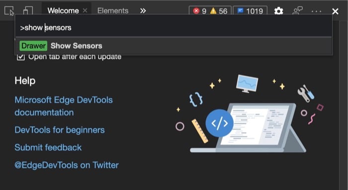 подмена местоположения в microsoft edge