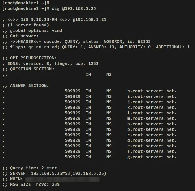 verify unbound dns resolver