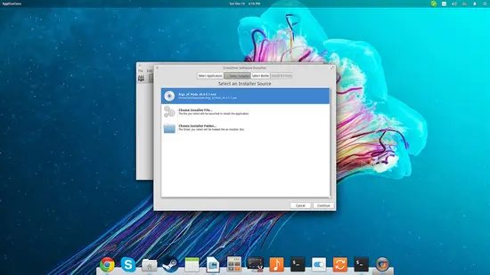 Instalar Software desde CD / DVD.
