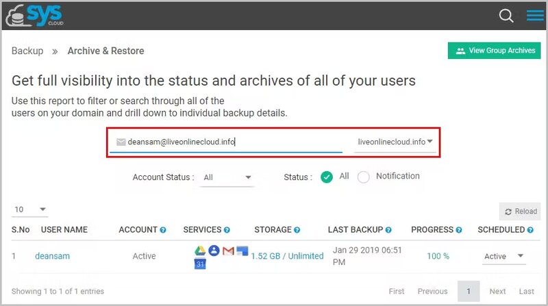 abrir syscloud y completar detalles del archivo