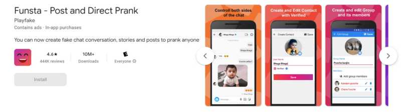 funsta für android