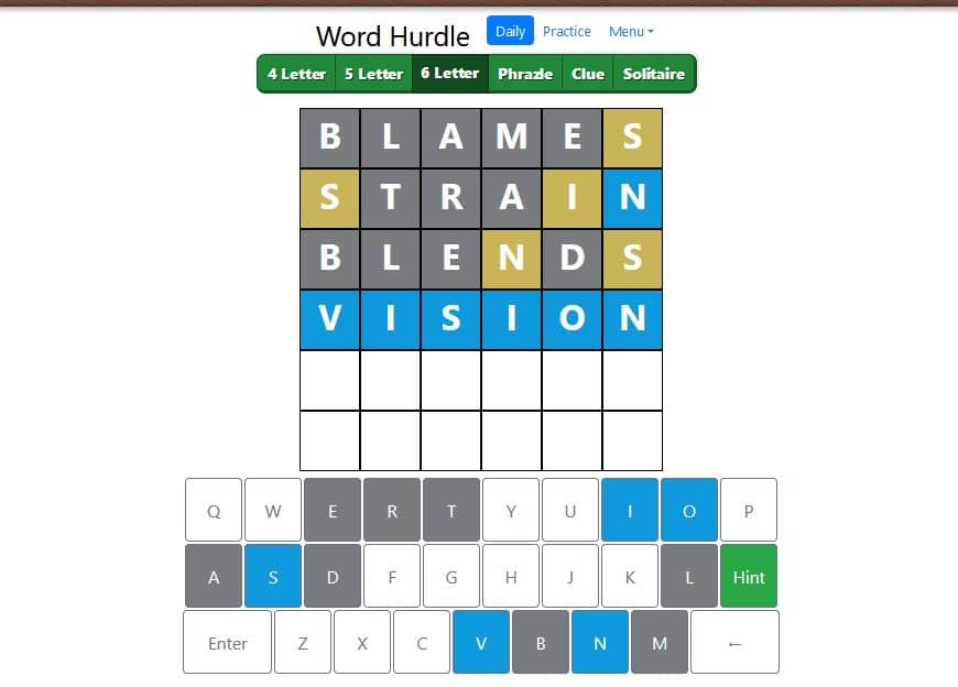 Puzzle Word Hurdle