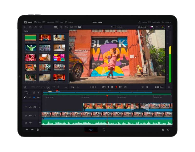 davinci resolve pour ipad