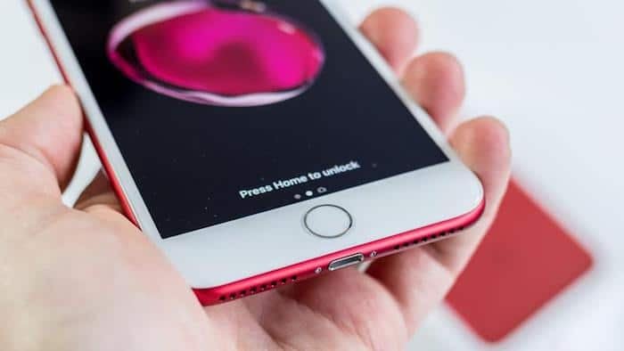 in liebevoller Erinnerung an die Home-Taste des iPhones - iPhone TouchID