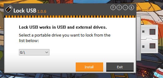 Passwort auf USB-Laufwerk