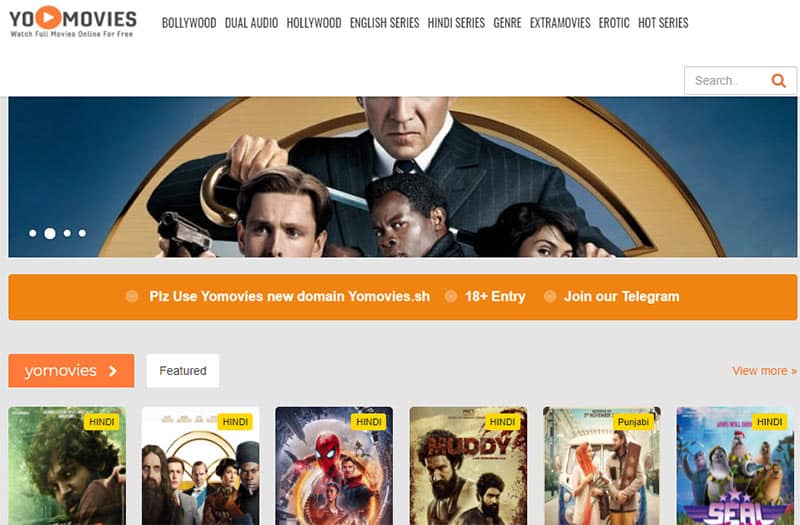 YoMovies - альтернатива Putlocker