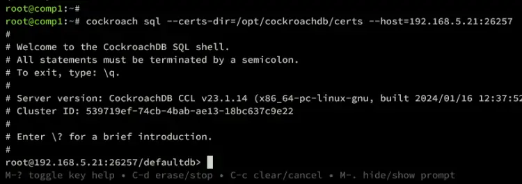 shell sql cockroachdb