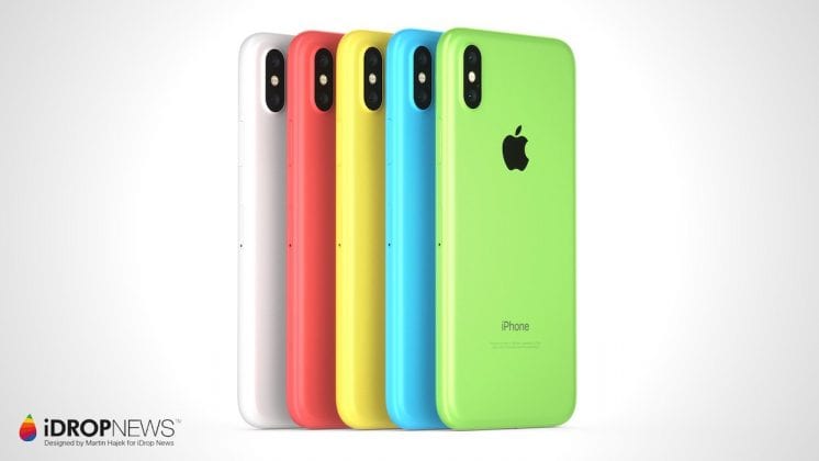Apple iPhone Xc: Un Concepto Colorido y Asequible del Apple iPhone X