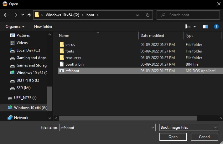Конвертировать загрузочный USB в ISO