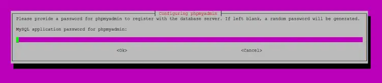 MySQL アプリケーションパスワード