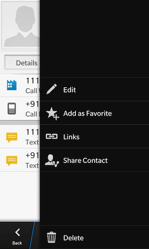 marking favorite contacts
