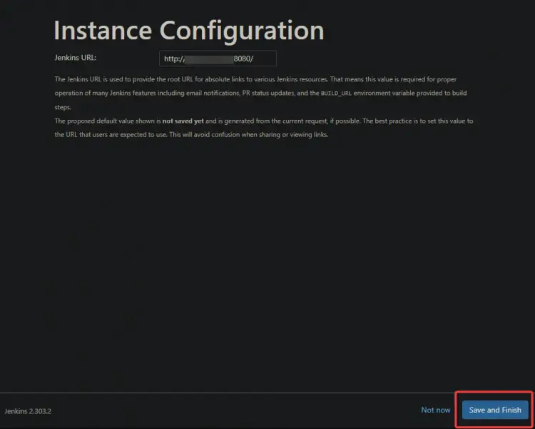Jenkins Web UIへのアクセス