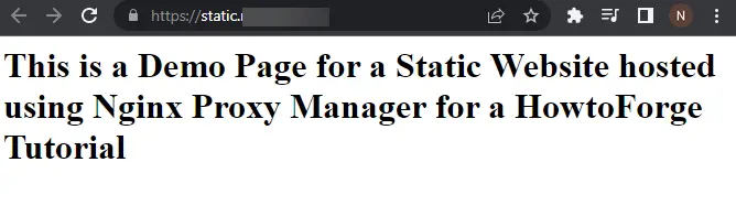 Página de Demonstração do Site Estático