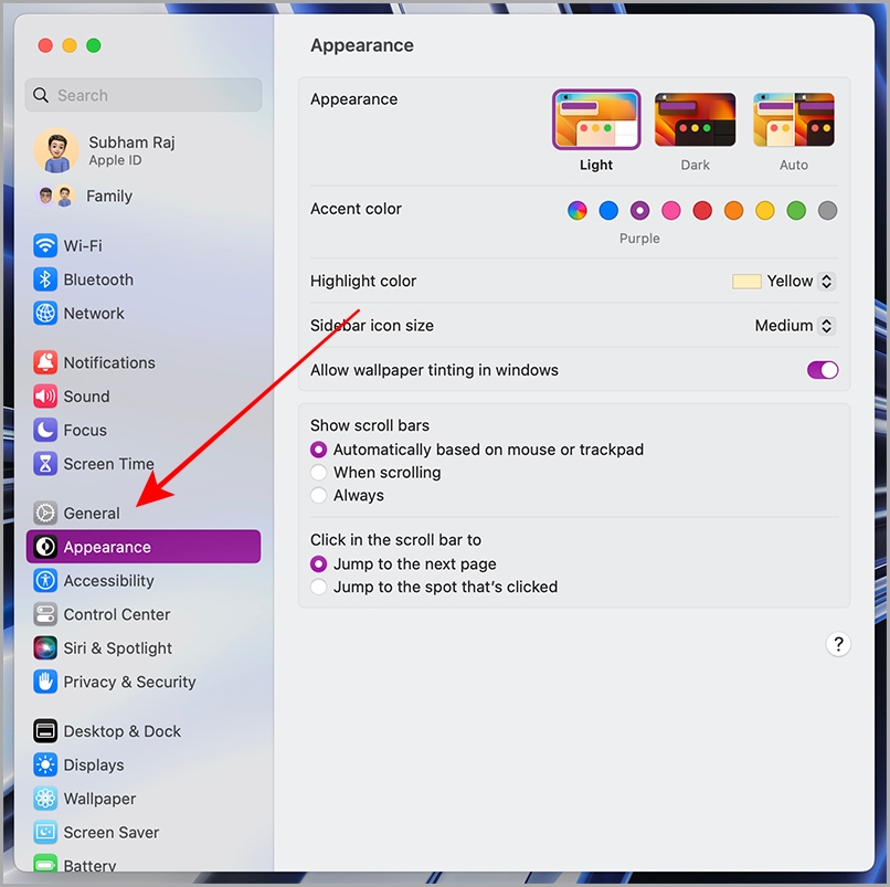 Macのシステム設定