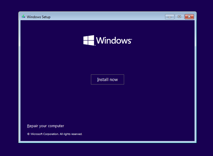 Instalação do Windows 11