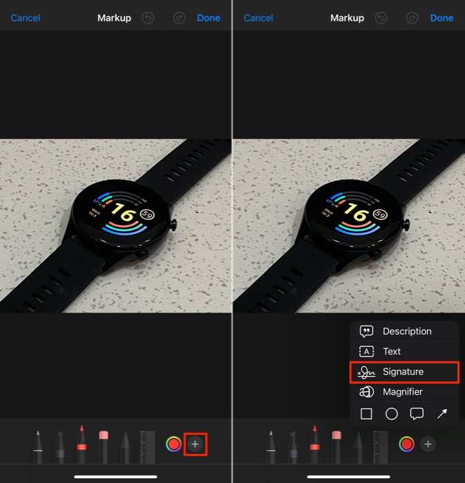 filigraner des photos sur iphone en utilisant l'application photos