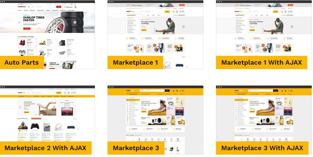 最高のWordPress eCommerceテーマ - Martfury