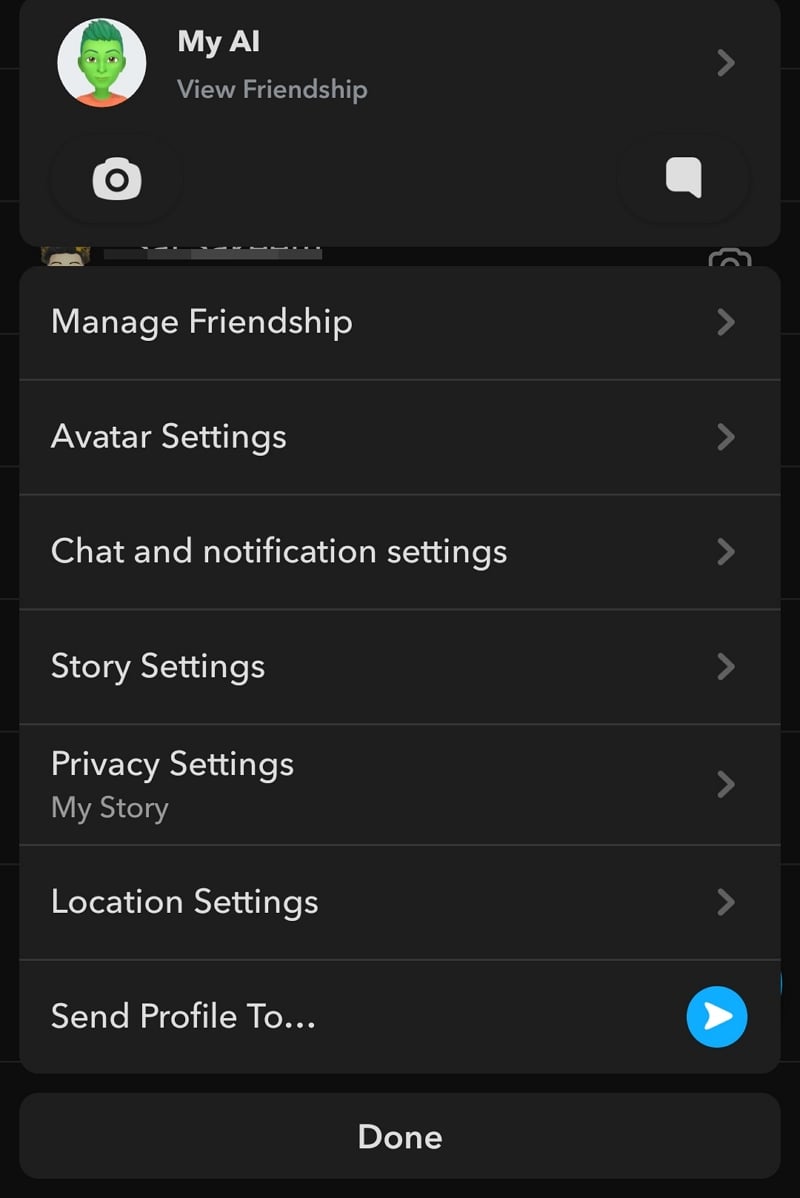 configuraciones de my ai