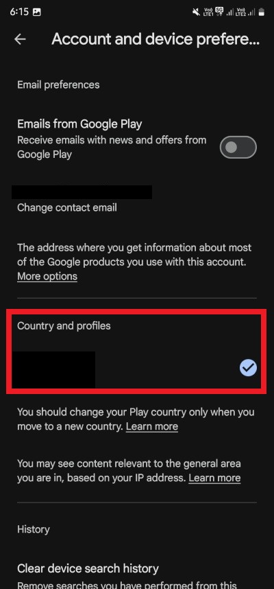 country and profiles