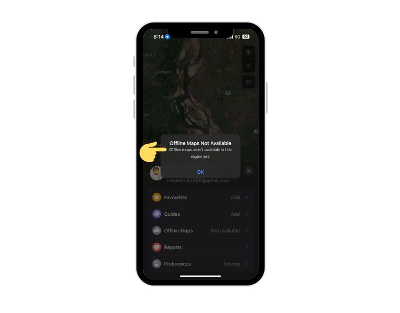 apple maps nessun supporto offline