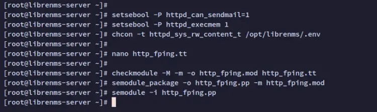 настройка selinux