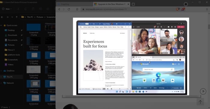 comment prendre des captures d'écran dans windows 11
