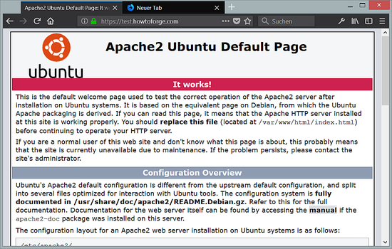 SSL-geschützte Website