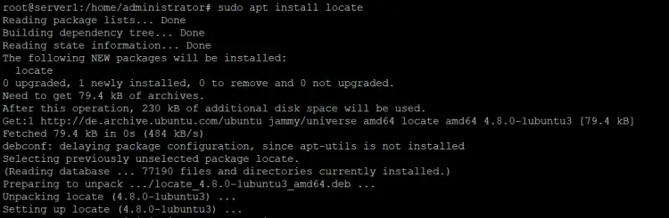 Instalar comando locate
