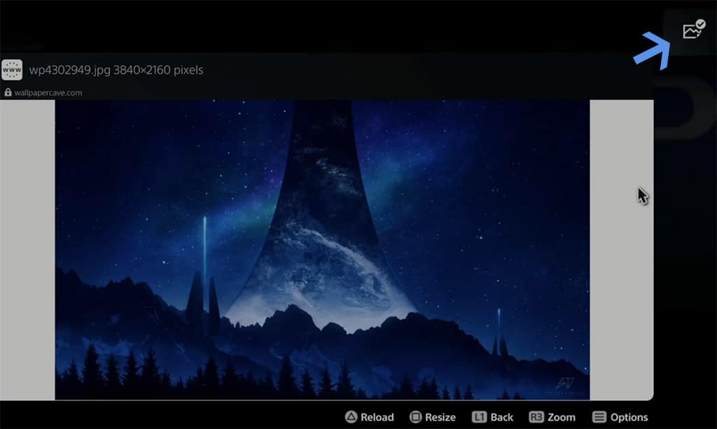 Wallpaper auf PS5 ändern