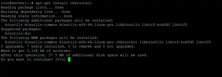 Installazione di CHKrootkit