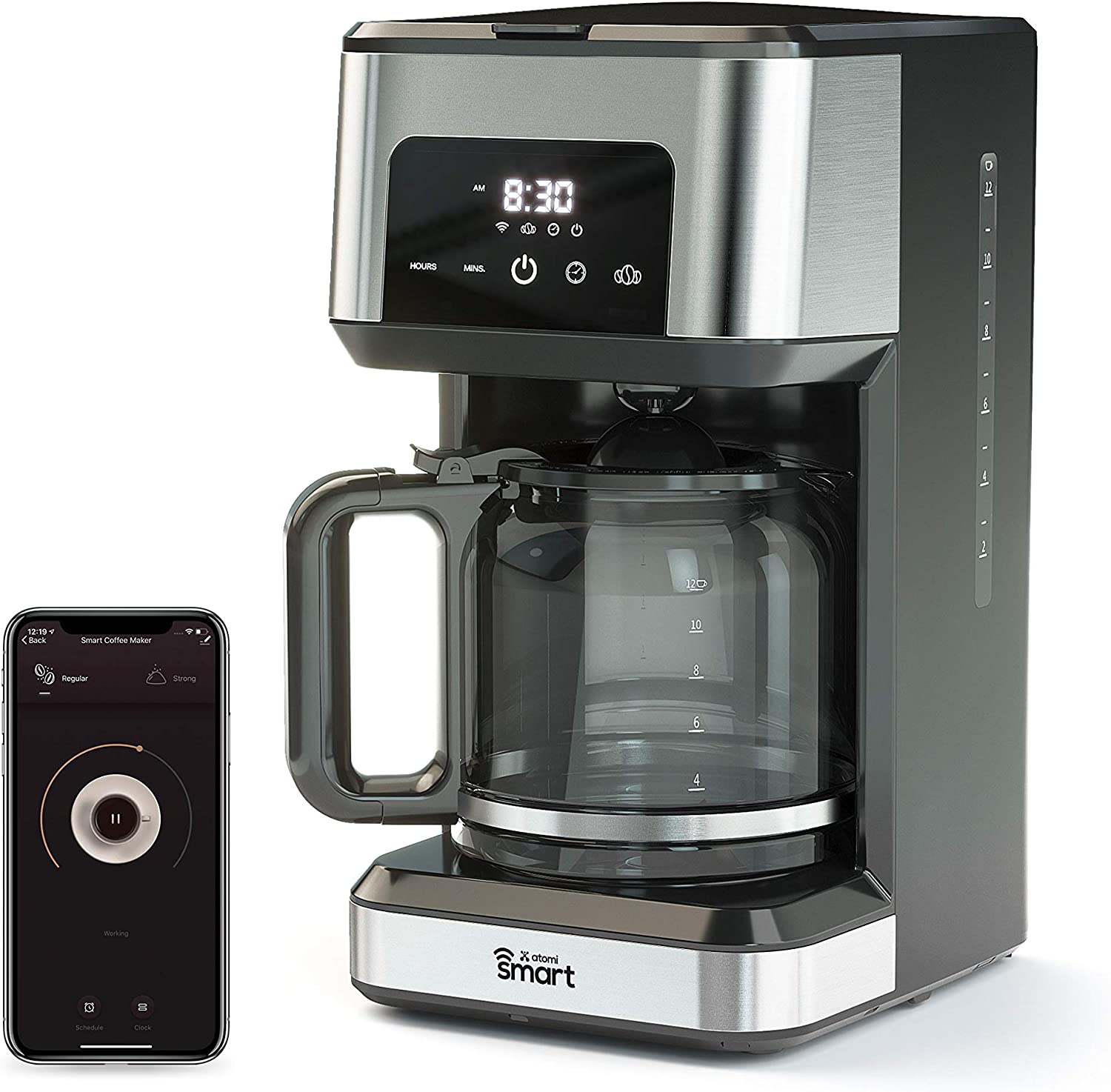 migliori macchine da caffè intelligenti da comprare nel 2023- atomi smart wifi coffee maker - 2a gen