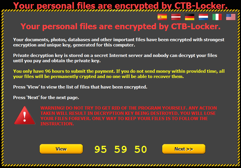 Google Chrome-Update-Spam führt zu CTB Locker/Critroni-Ransomware