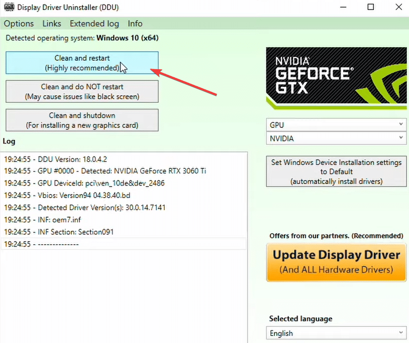 скачать display driver uninstaller