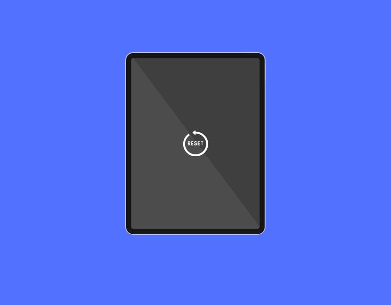 iPadを工場出荷時設定にリセットする