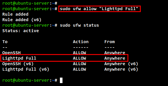 configurar firewall ufw