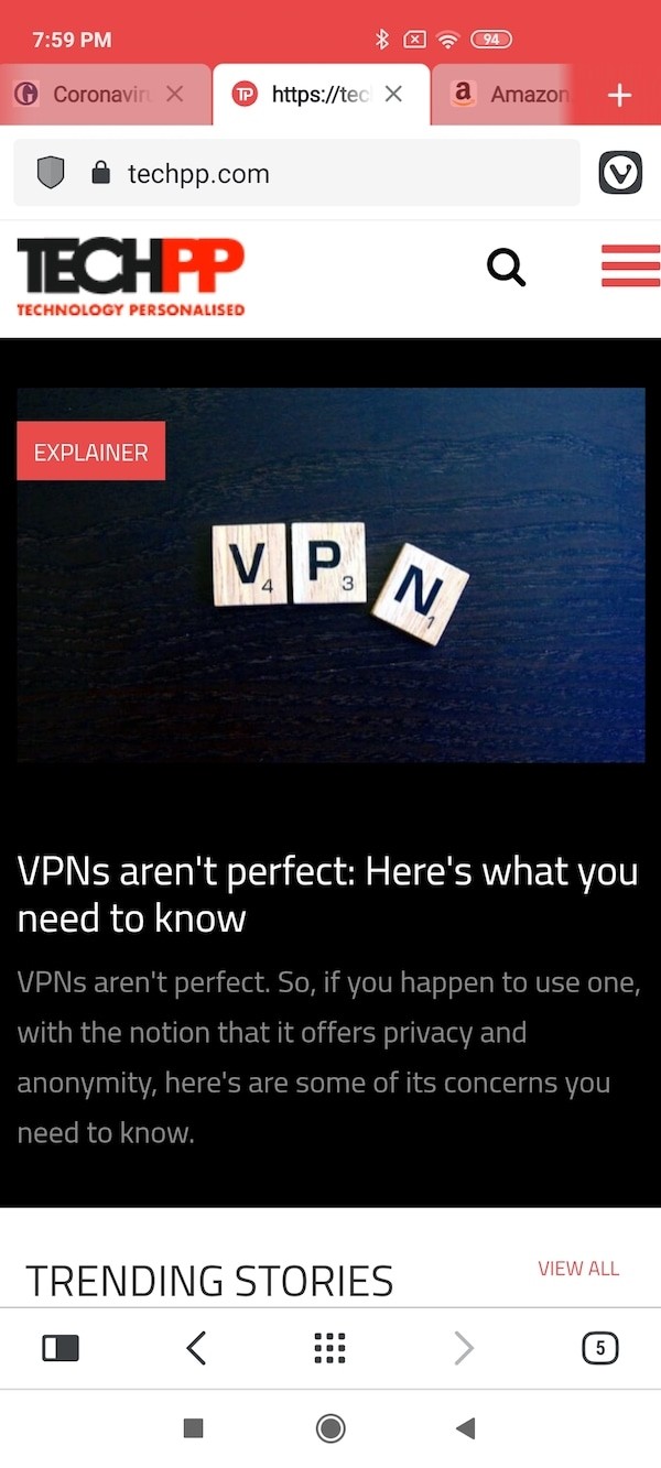 vivaldi arriva su android, con alcune caratteristiche degne di nota - vivaldi schede