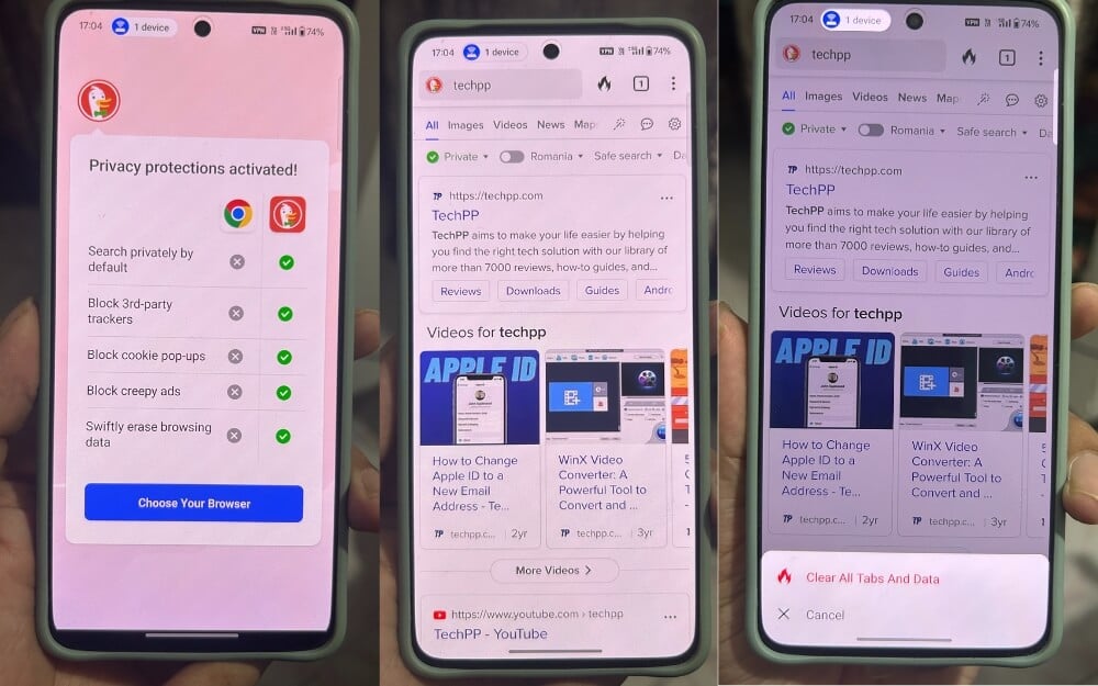 aplicativo duckduckgo browser para android
