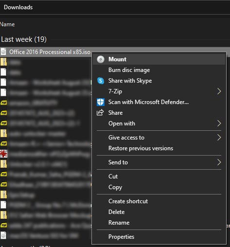 Installer Office 2016