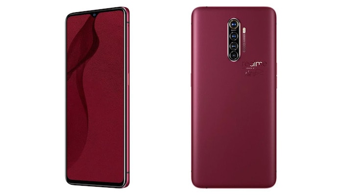 realme x2 pro con snapdragon 855+, carga rápida de 50w y cámara cuádruple de 64mp lanzado - realme x2 pro master edition red brick front