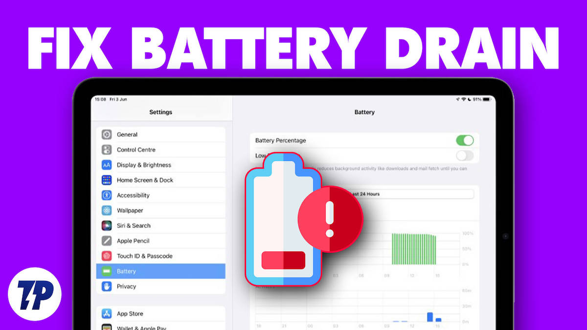 résoudre les problèmes de décharge de la batterie de l'iPad