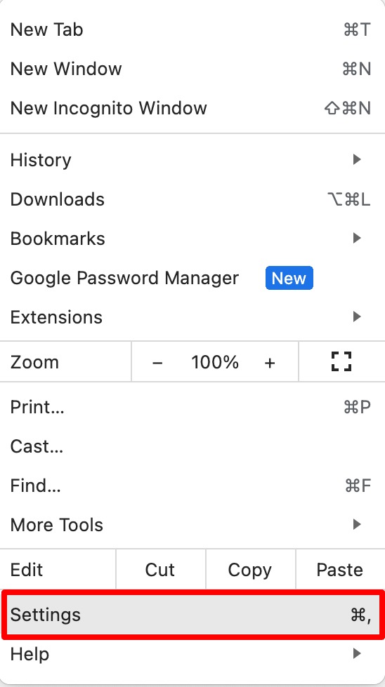 google chrome設定