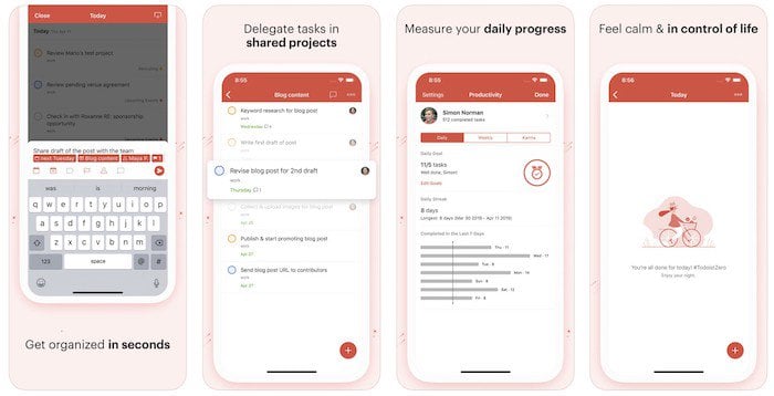 8 лучших приложений для напоминаний для iphone - todoist