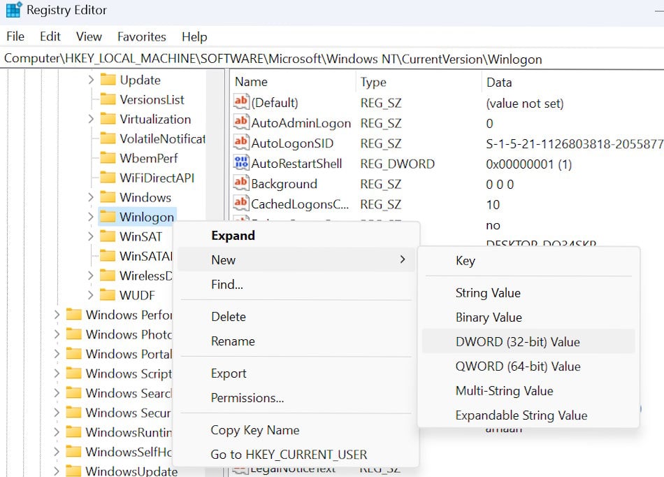Aktivieren Sie die automatische Anmeldung in Windows 11