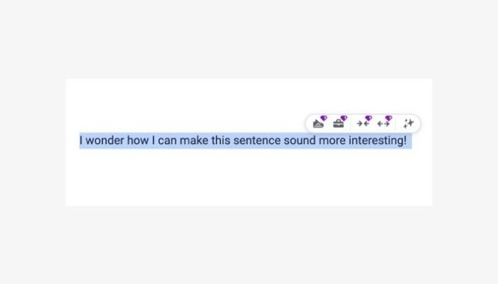 wordtune word suggestions