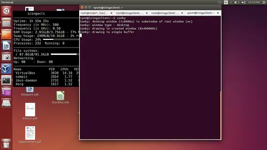 Installation du moniteur système Conky